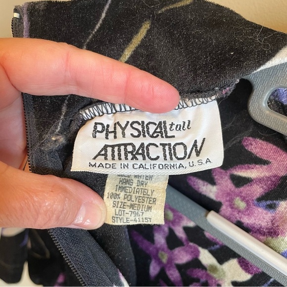 Physical Attraction Tall Vintage Mock Neck Blouse Medium - Picture 3 of 4